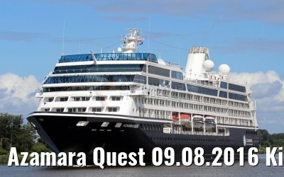 Azamara Quest 09.08.2016 Kiel Canal transit