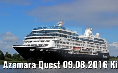 Azamara Quest 09.08.2016 Kiel Canal transit