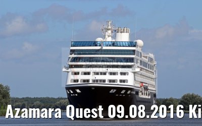 Azamara Quest 09.08.2016 Kiel Canal transit