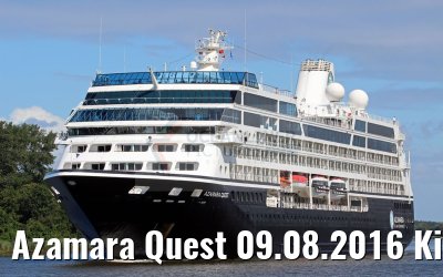 Azamara Quest 09.08.2016 Kiel Canal transit
