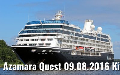Azamara Quest 09.08.2016 Kiel Canal transit