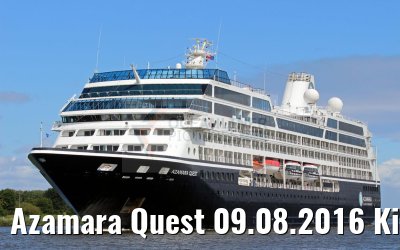 Azamara Quest 09.08.2016 Kiel Canal transit