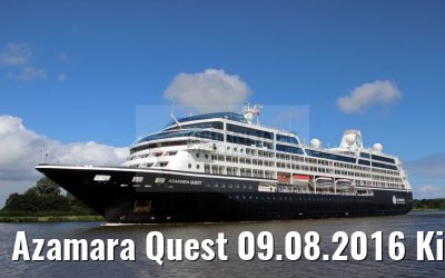 Azamara Quest 09.08.2016 Kiel Canal transit