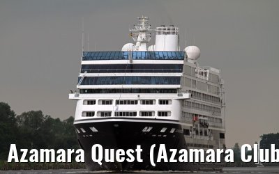 Azamara Quest (Azamara Club Cruises) Kiel Canal June 13, 2013