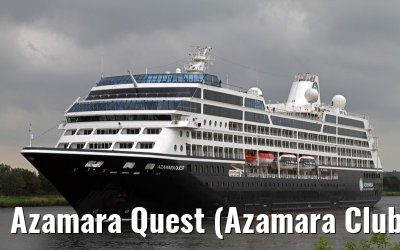 Azamara Quest (Azamara Club Cruises) Kiel Canal June 13, 2013