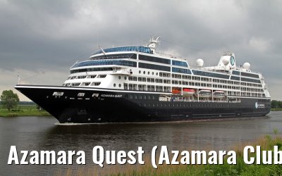 Azamara Quest (Azamara Club Cruises) Kiel Canal June 13, 2013