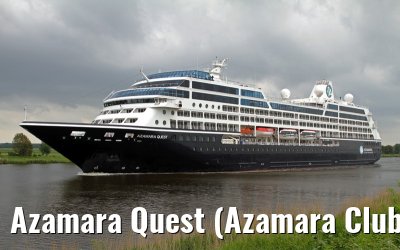 Azamara Quest (Azamara Club Cruises) Kiel Canal June 13, 2013