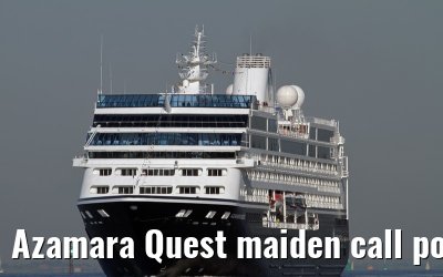 Azamara Quest maiden call port of Hamburg, 23. July 2013