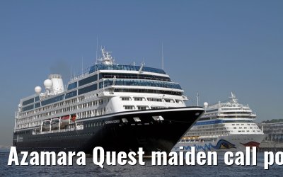 Azamara Quest maiden call port of Hamburg, 23. July 2013