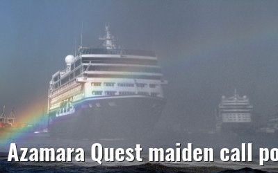 Azamara Quest maiden call port of Hamburg, 23. July 2013