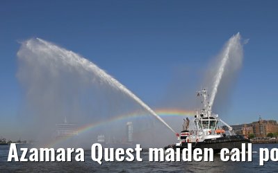 Azamara Quest maiden call port of Hamburg, 23. July 2013