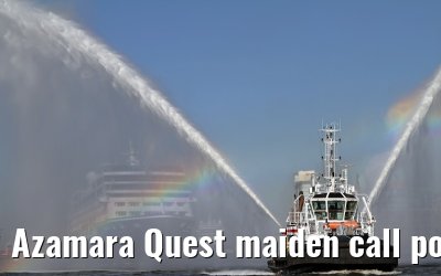 Azamara Quest maiden call port of Hamburg, 23. July 2013