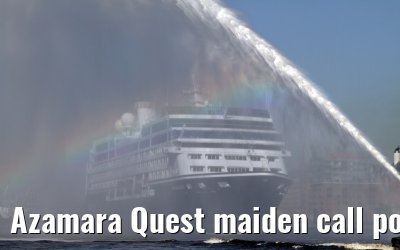 Azamara Quest maiden call port of Hamburg, 23. July 2013