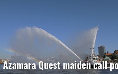 Azamara Quest maiden call port of Hamburg, 23. July 2013