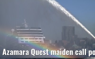 Azamara Quest maiden call port of Hamburg, 23. July 2013