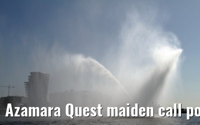 Azamara Quest maiden call port of Hamburg, 23. July 2013