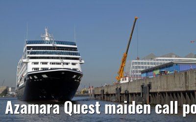 Azamara Quest maiden call port of Hamburg, 23. July 2013