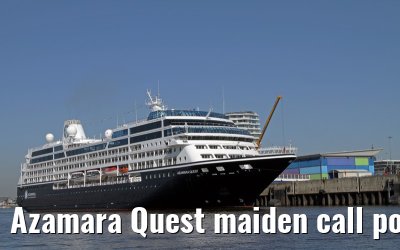 Azamara Quest maiden call port of Hamburg, 23. July 2013