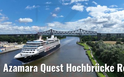 Azamara Quest Hochbrücke Rendsburg 09.07.2022