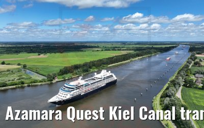 Azamara Quest Kiel Canal transit 09.07.2022