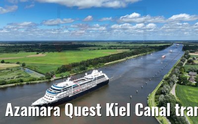 Azamara Quest Kiel Canal transit 09.07.2022