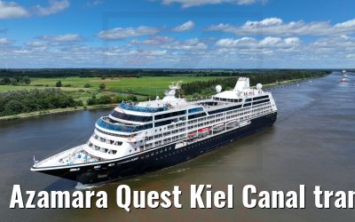 Azamara Quest Kiel Canal transit 09.07.2022