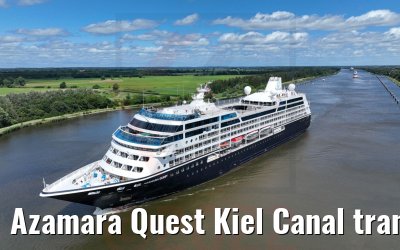 Azamara Quest Kiel Canal transit 09.07.2022