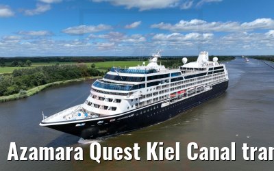 Azamara Quest Kiel Canal transit 09.07.2022