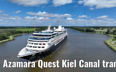 Azamara Quest Kiel Canal transit 09.07.2022