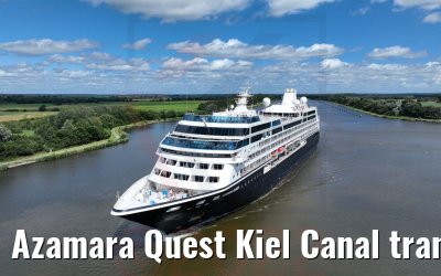 Azamara Quest Kiel Canal transit 09.07.2022