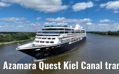 Azamara Quest Kiel Canal transit 09.07.2022