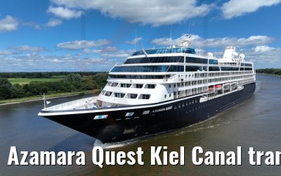 Azamara Quest Kiel Canal transit 09.07.2022