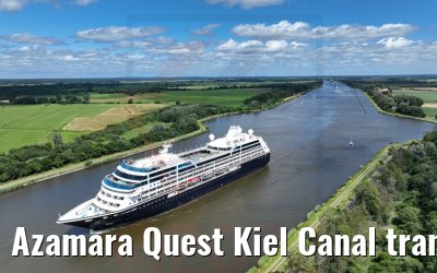 Azamara Quest Kiel Canal transit 09.07.2022