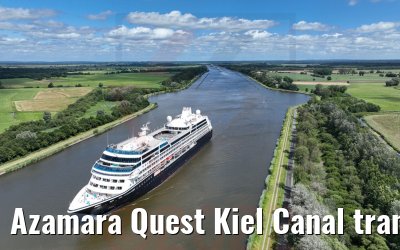 Azamara Quest Kiel Canal transit 09.07.2022