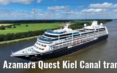 Azamara Quest Kiel Canal transit 09.07.2022