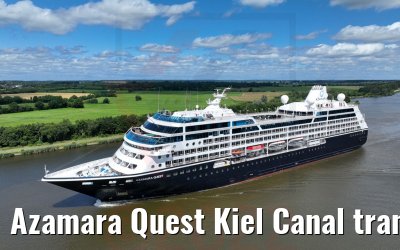 Azamara Quest Kiel Canal transit 09.07.2022