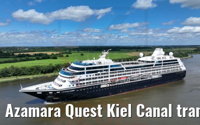 Azamara Quest Kiel Canal transit 09.07.2022