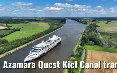 Azamara Quest Kiel Canal transit 09.07.2022