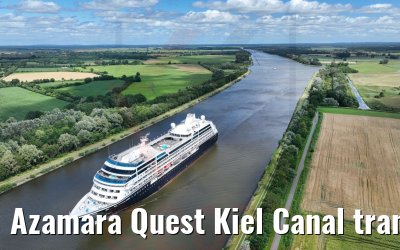Azamara Quest Kiel Canal transit 09.07.2022