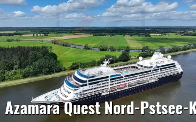 Azamara Quest Nord-Pstsee-Kanal 09.07.2022