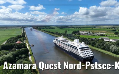 Azamara Quest Nord-Pstsee-Kanal 09.07.2022