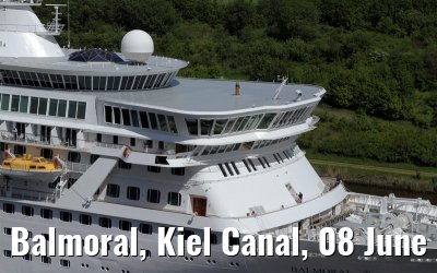 Balmoral, Kiel Canal, 08 June 2013