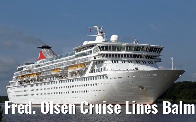 Fred. Olsen Cruise Lines Balmoral Kiel Canal transit, 13. July 2015