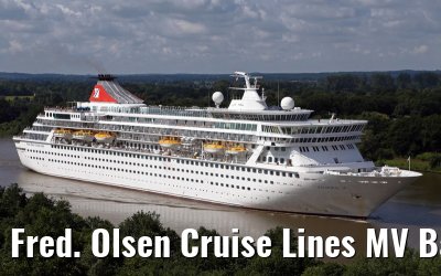 Fred. Olsen Cruise Lines MV Balmoral Kiel Canal transit, 13. July 2015