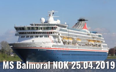 MS Balmoral NOK 25.04.2019