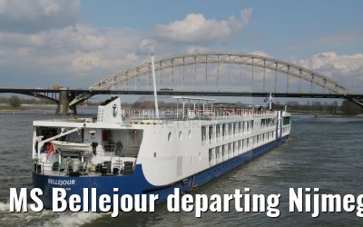 MS Bellejour departing Nijmegen 08.04.2016