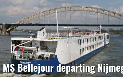 MS Bellejour departing Nijmegen 08.04.2016