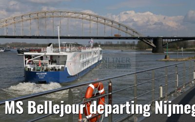 MS Bellejour departing Nijmegen 08.04.2016