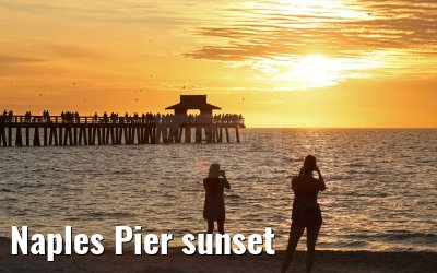 Naples Pier sunset