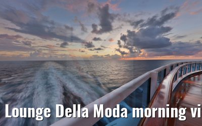 Lounge Della Moda morning view Costa Firenze